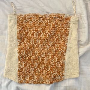 Free People Strapless shirt | NWOT